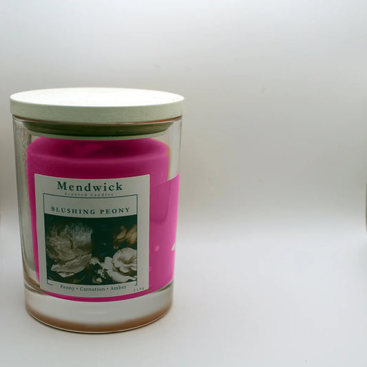 Mendwick Candles Blushing Peony Scented Candle